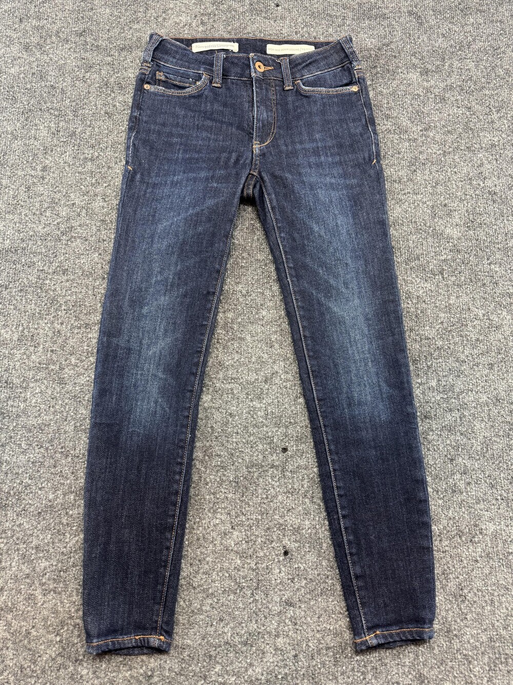 Pilcro And The Letterpress Jeans Womens 24 Petite Dark Wash High-Rise Jegging